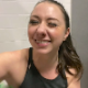 Dakota Charms records herself pissing and shitting while sitting on a toilet in 4 scenes at public restrooms. Subtle pooping sounds are heard with the volume up. Presented in 720P HD. Over 4.5 minutes.